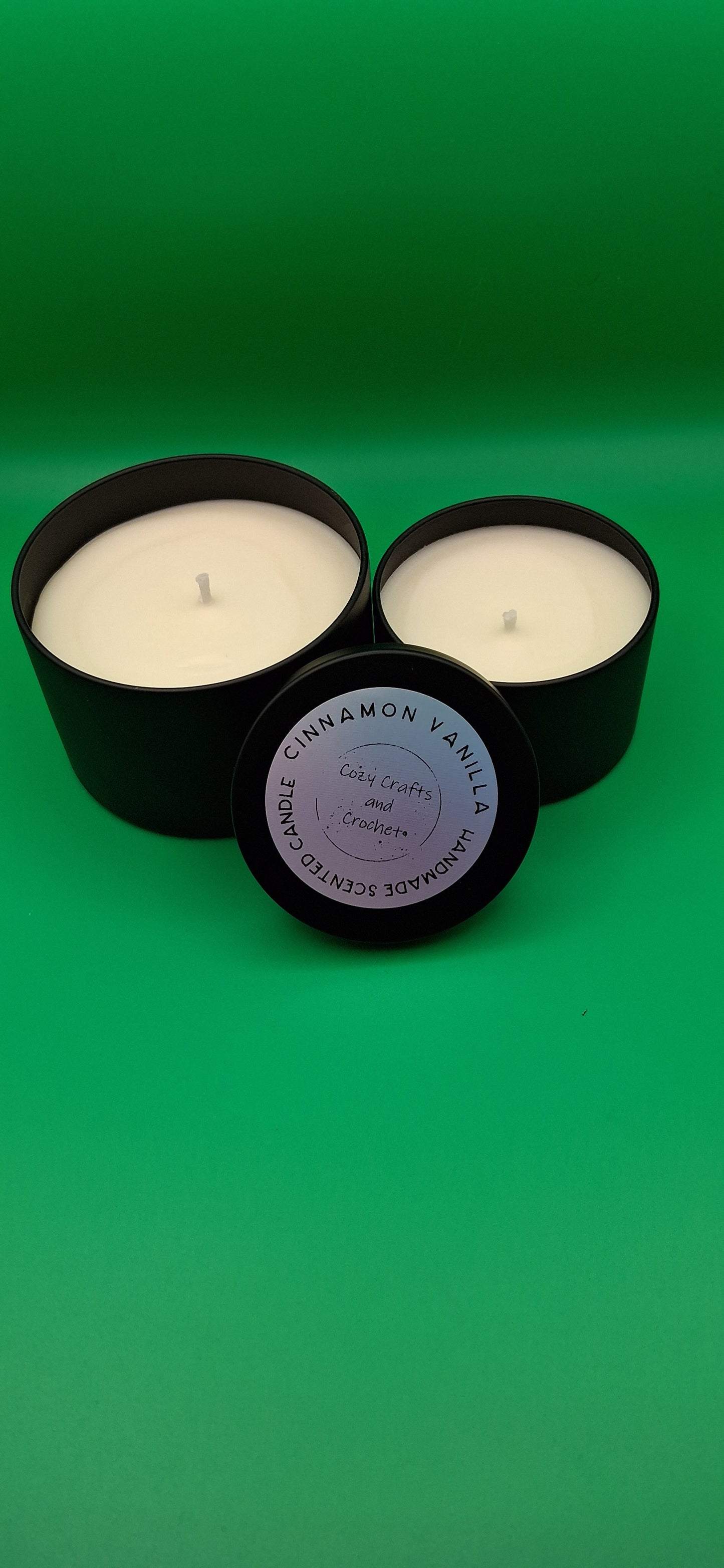 Handmade Scented Candle: Cinnamon Vanilla candle