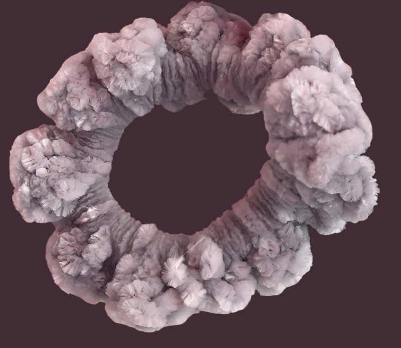 Handmade Velvet Crochet Scrunchies – Luxuriously Soft & Stylish