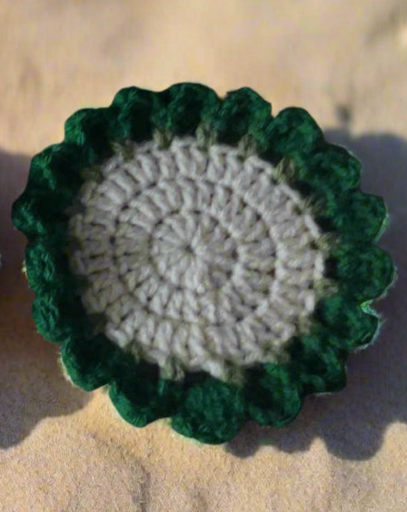 Crochet Flower/Succulent Coaster Bouquet – 2-in-1 Functional Floral