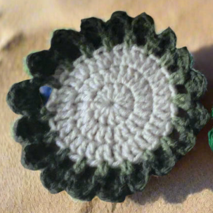 Crochet Flower/Succulent Coaster Bouquet – 2-in-1 Functional Floral