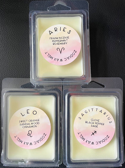 Zodiac Wax Melt Bars