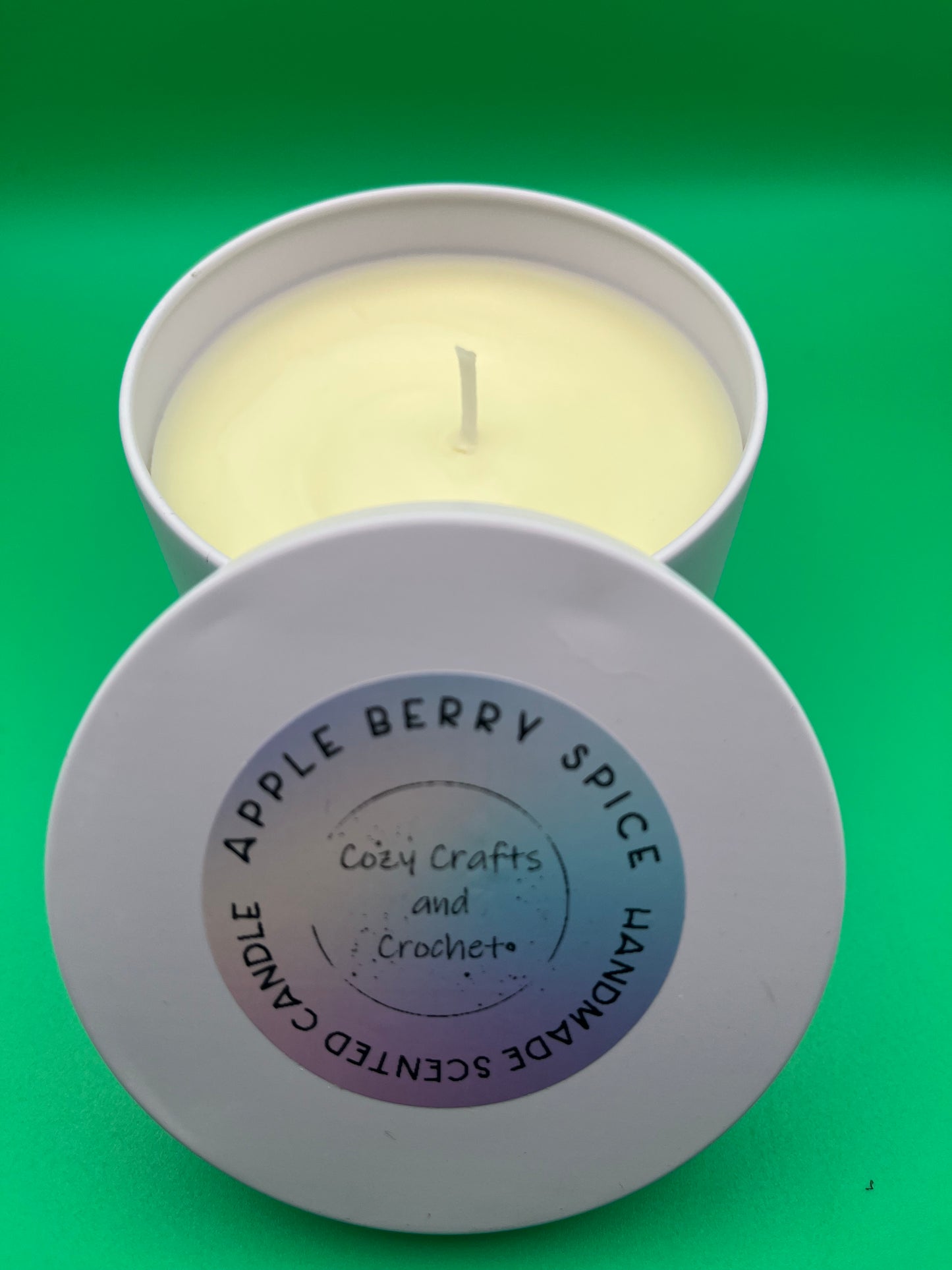 Handmade Scented Candle: Apple Berry Spice