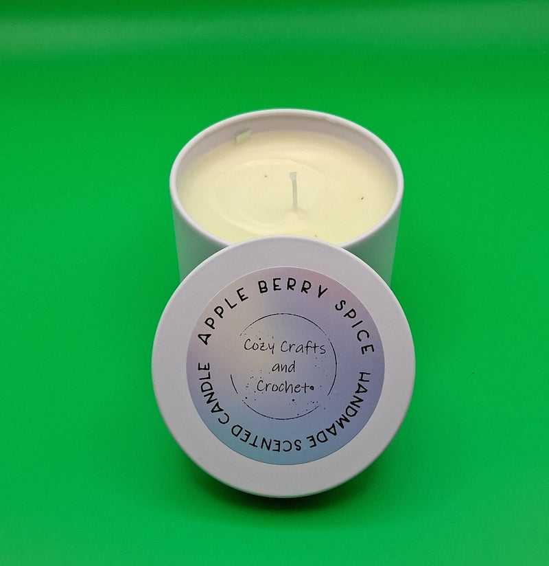 Handmade Scented Candle: Apple Berry Spice
