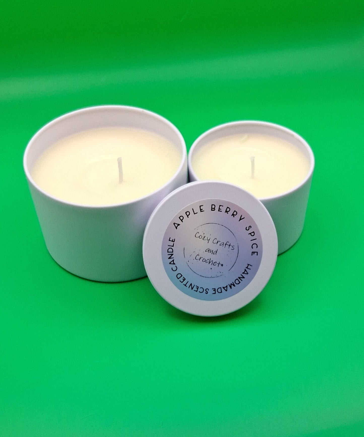 Handmade Scented Candle: Apple Berry Spice