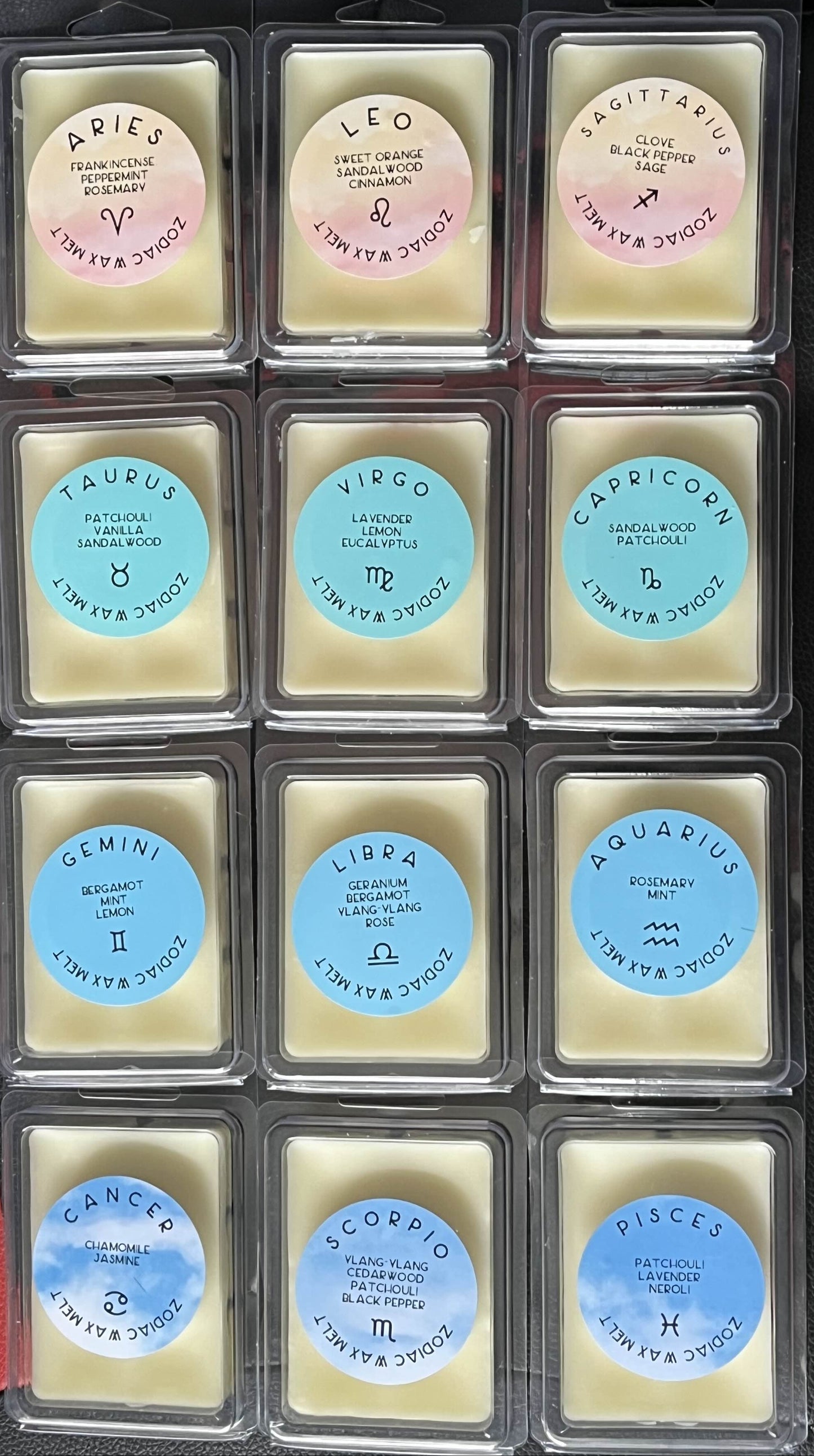Zodiac Wax Melt Bars